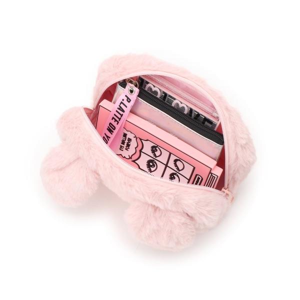 Pink Latte ピンク ラテ うさ耳しっぽエコファーポーチ Buyee Servicio De Proxy Japones Buyee Compra En Japon