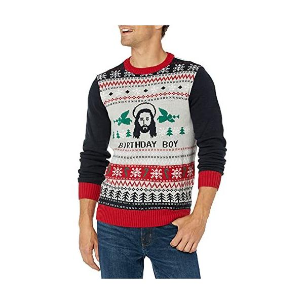 海外より出荷 並行輸入品 アグリークリスマスセーター メンズ Jesus B Day セーター Us サイズ Small Dejapan Bid And Buy Japan With 0 Commission