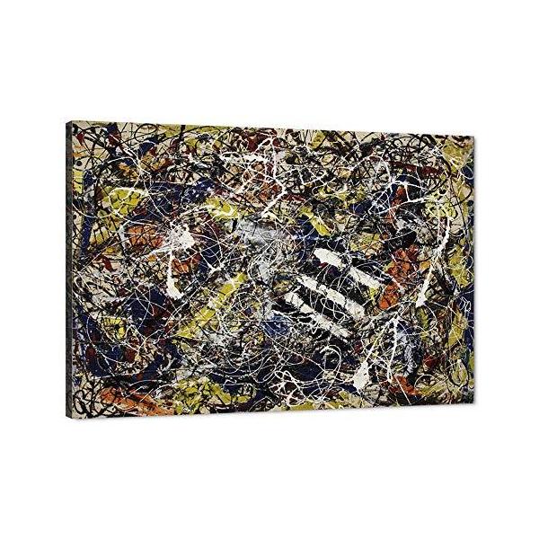 世界的に有名な 抽象的なベルキンアーツ ジャクソン ポロック 傑作番号 17a 複製 ジークレー キャンバス ウォールアート プリント 作業 絵画 ポス 並行輸入 Heirloomedblog Com