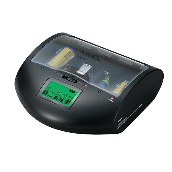 DIGITAL HARINEZUMI2+速写ケース+充電池2本セット 乾電池充電器「マルチ・チャージャーV2」 乾電池充電器 電池充電