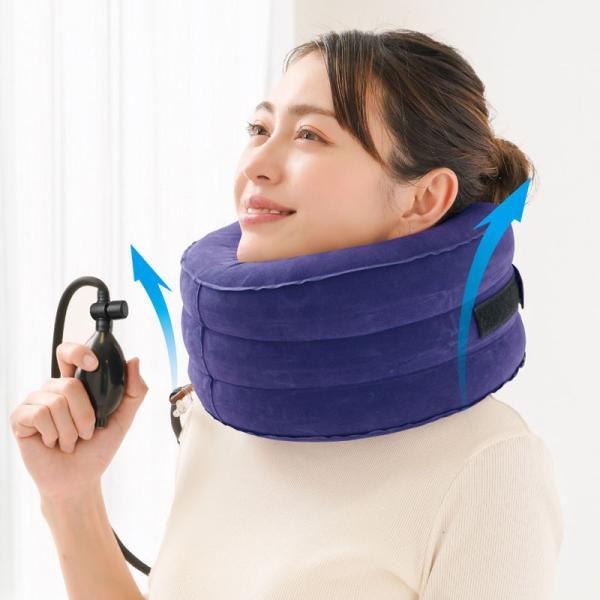 【首のスッキリ習慣】エアーの力で心地よく伸ばす！DrPRO 首筋エアーストレッチスマホやパソコンの使いすぎで「首が重い」「姿勢が気になる」そんな方に。エアーの力で首筋をやさしく伸ばし、負担がかかりがちな頭を本来の正しい位置へ導く首専用のスト...