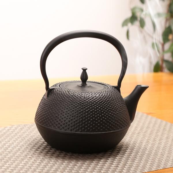 南部鉄器丸あられ鉄瓶 1.2L 南部鉄器 鉄瓶 日本製 : ライフケアーズ