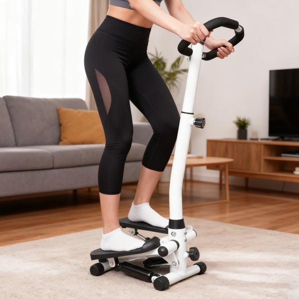 ハンドル付きステッパー ステッパー ハンドル付き 足踏み 健康器具