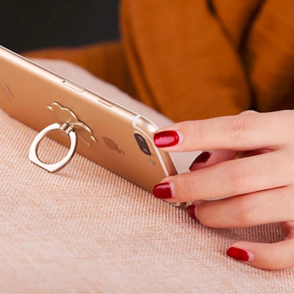 スマホリング バンカーリング 花型 シルバー ゴールド ローズゴールド スカイブルー ブラック Buyee Buyee 日本の通販商品 オークションの代理入札 代理購入