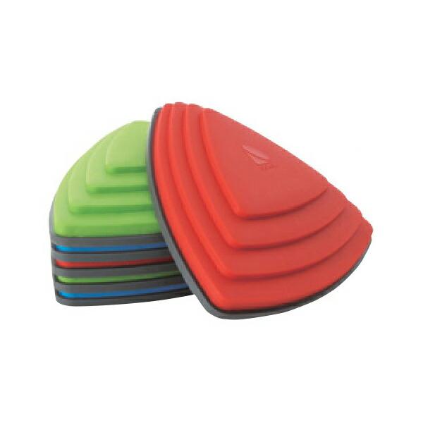 カラフルな踏み石の上を歩いて、バランス感覚を養おう！重ねてコンパクトに収できます。裏面に滑り止めの加工付。