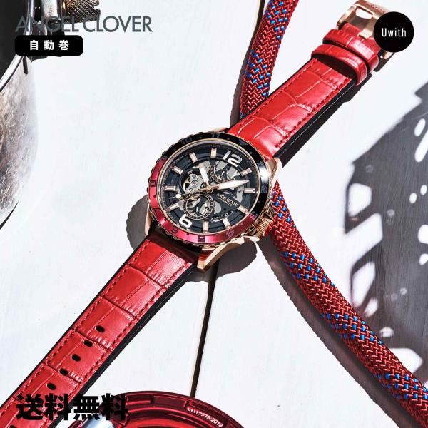 ANGEL CLOVER エンジェルクローバー TCA45 腕時計 自動巻き world-wide-watch_acl-tca45pbkren