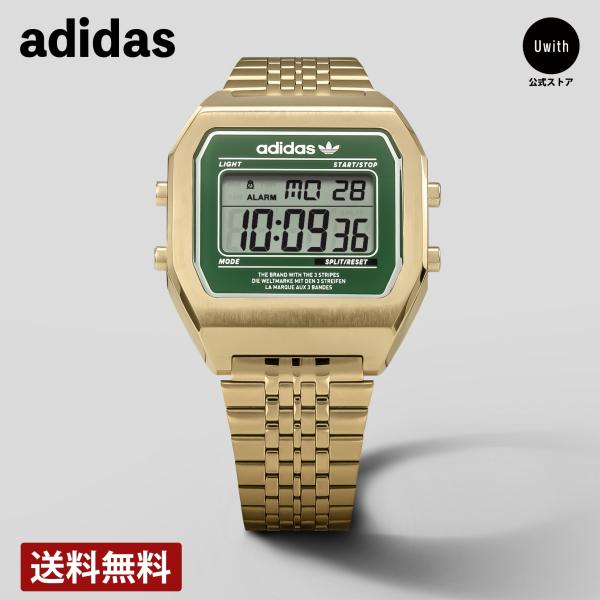 腕時計  adidas アディダス DIGITAL TWO クォーツ  デジタル AOST22071...