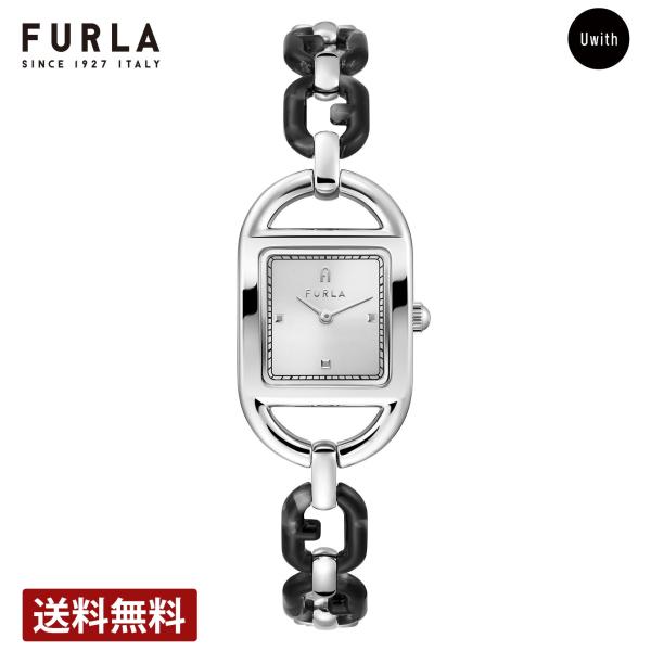 【正規販売店】[トートバッグプレゼント] フルラ FURLA 腕時計 シルバー フルラ チェーン スクエア WW00026001L1 クォーツ 爆買