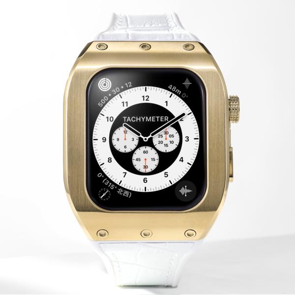 HUMBLE RICH(ハンブルリッチ) 高級 アップルウォッチ ケース SE 3/2/1対応 - IPcoating 0644CL03YOYLWHY 44mm 爆買