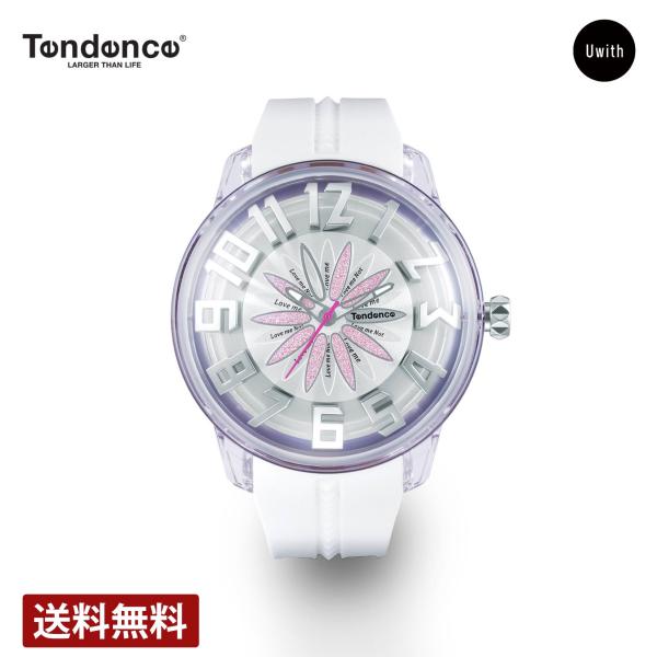 【美品】Tendence キングドーム ピンクフラワー 回転文字盤 腕時計 時計 world-wide-watch_tdc-ty023004p