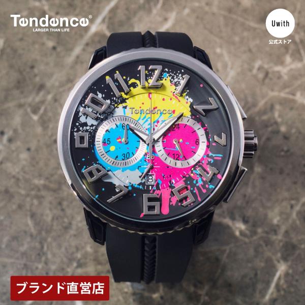 【ブランド直営店】[レビュー特典あり]テンデンス 腕時計 TENDENCEGULLIVER Splash ブラック TY046035 爆買