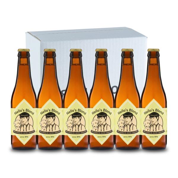ネロズブロンド 6本BOX ビール 330ml 6本 瓶 ベルギー ブロンドエール 正規輸入品 海外 ギフト プレゼント お中元 お歳暮 クラフト Nello'sBlond