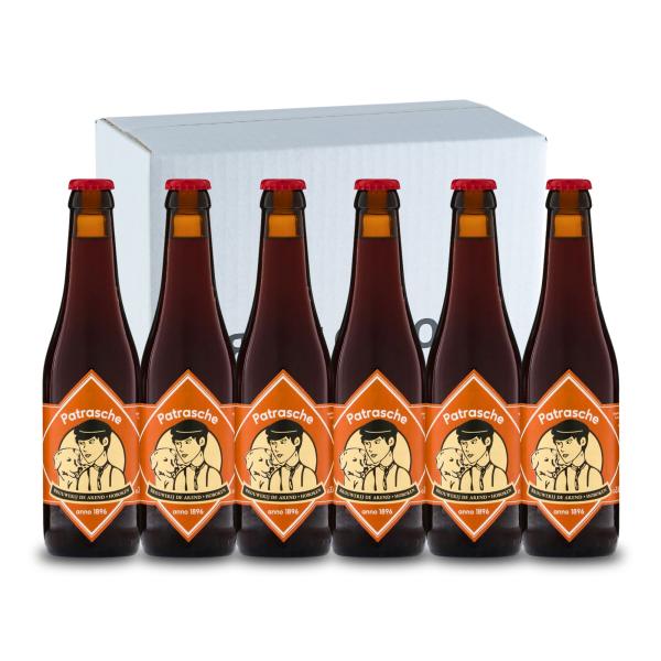 パトラッシュ 6本BOX ビール 330ml 6本 瓶 ベルギー ブラウンエール 正規輸入品 海外 ギフト プレゼント お中元 お歳暮 クラフト Patrasche Beer Belgium