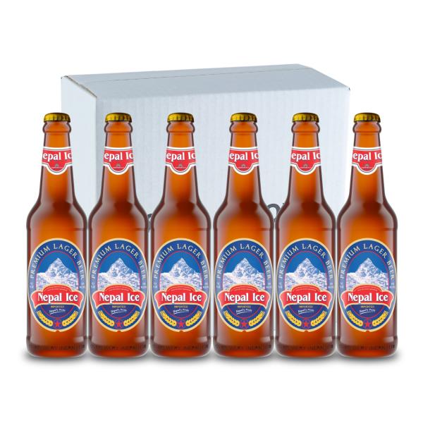 ネパールアイス 6本BOX ビール 330ml 6本 瓶 ネパール ラガー 正規輸入品 海外 ギフト プレゼント お中元 お歳暮 Beer Nepal Ice