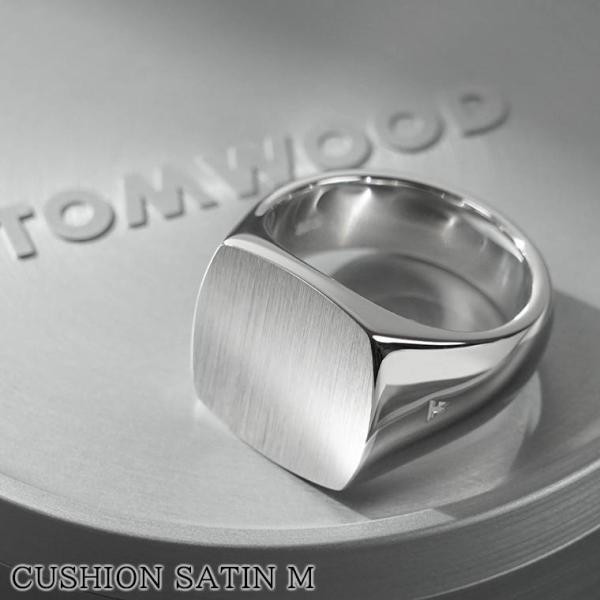 TOM WOOD（トムウッド） メンズ リング CUSHION SATIN M 100372M