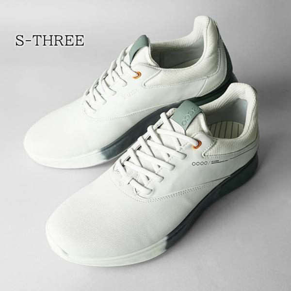 ecco（エコー） メンズ ゴルフシューズ S THREE 102944 WHITE ホワイト