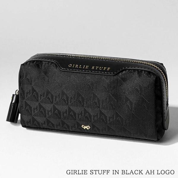 【美品】アニヤハインドマーチポーチ ANYA HINDMARCH（アニヤ・ハインドマーチ） レディース ポーチ GIRLIE