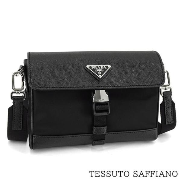 PRADA プラダ メンズ ショルダーバッグ TESSUTO SAFFIANO 2VD053 PRADA プラダ メンズ ショルダーバッグ TESSUTO SAFFIANO 2VD053