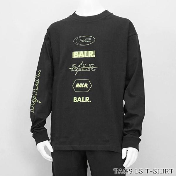 BALR.（ボーラー） メンズ 長袖Tシャツ TAGS LS T SHIRT B1112 1298