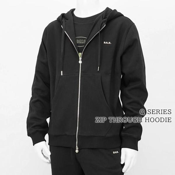 BALR.（ボーラー） メンズ ジップアップパーカー Q SERIES ZIP THROUGH