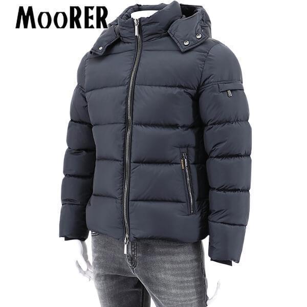 MOORER ムーレー MooRER メンズ ダウンジャケット BRETT SH ネイビー 