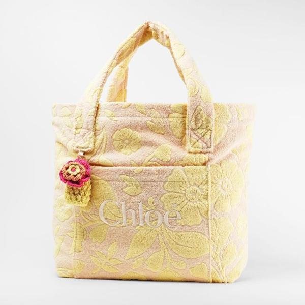 Chloe（クロエ） Chloe KIDS キッズ トートバッグ C21227 PINK YELLOW