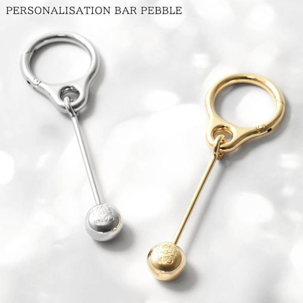ロエベ LOEWE レディース キーリング PERSONALISATION BAR PEBBLE C691PP1X02 SILVER シルバー 1160 GOLD ゴールド 8130 26ss