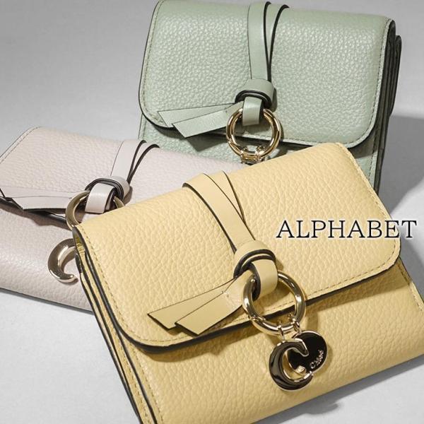 Chloe（クロエ） レディース 3つ折り財布 ALPHABET CHC21WP945F57 SEA