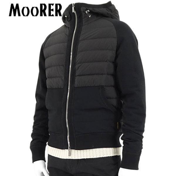 ムーレー MooRER アウター ダウンジャケット ダウンパーカー CHIRICO-S3F NERO メンズ ブラック ブランド おしゃれ ジャケット 人気 プレ MOORER（ムーレー） メンズ ダウンジャケット CHIRICO S3F ブラック