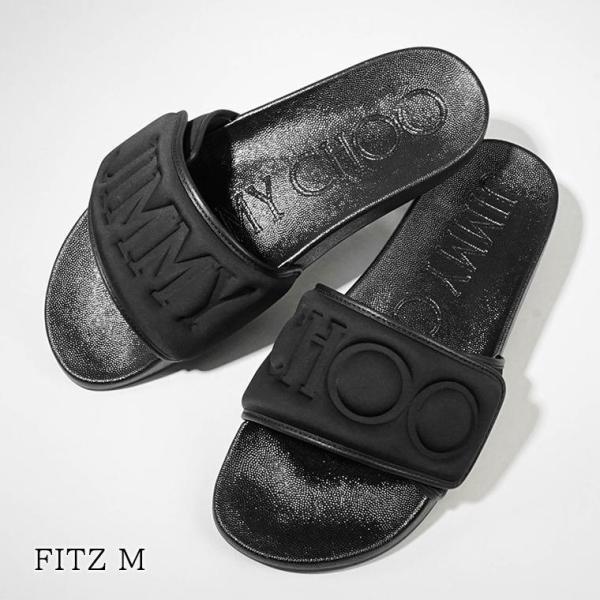 JIMMY CHOO（ジミーチュウ） メンズ サンダル FITZ M PFP ブラック V