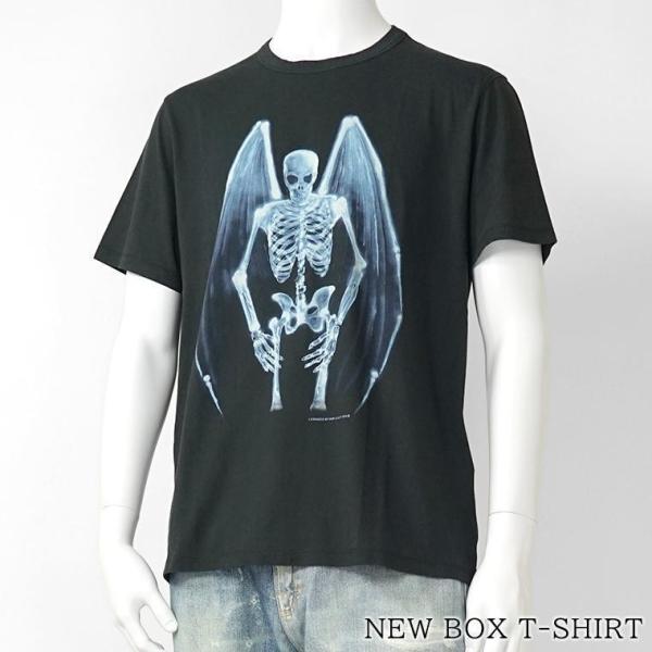 FINAL SALE アワーレガシー OUR LEGACY メンズ Tシャツ NEW BOX T-SHIRT M2266NF ブラック FALLEN ANGEL PRINT 26ss