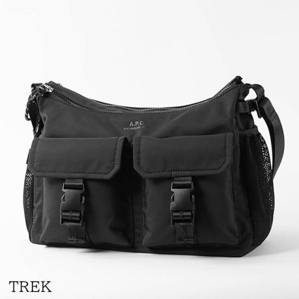 アーペーセー A.P.C. メンズ レディース ショルダーバッグ TREK PAAGE H67005 NOIR ブラック LZZ 26aw