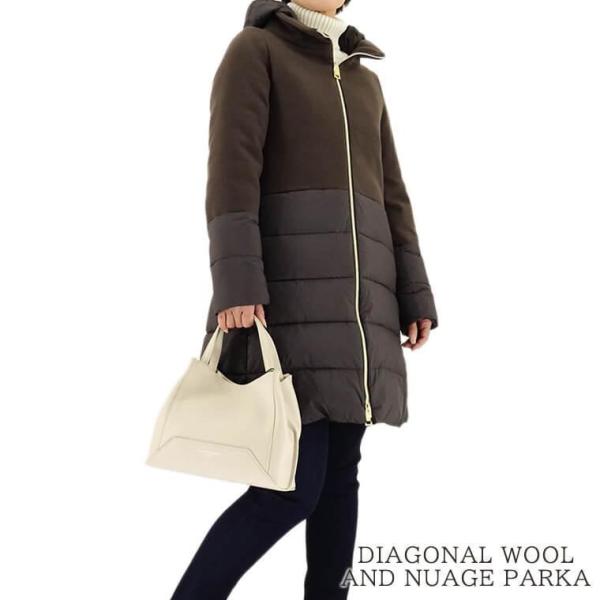 HERNO PayPay最大10% ヘルノ レディース ダウンコート DIAGONAL