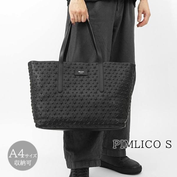 JIMMY CHOO（ジミーチュウ） メンズ トートバッグ PIMLICO S EMG