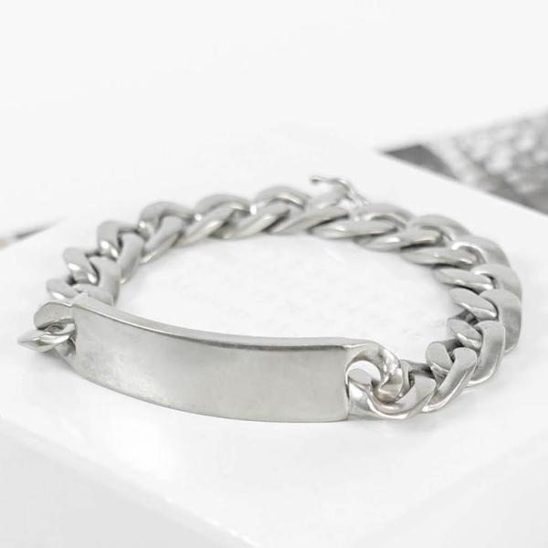 Maison Margiela メゾン マルジェラ ブレスレット　シルバー　S Maison Margiela【メゾン マルジェラ】ID ブレスレット(SILVER
