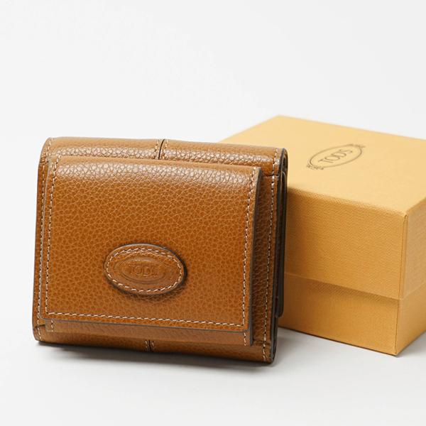 TOD'S（トッズ） レディース 3つ折り財布 XAWDBNB2000XSO ブラウン