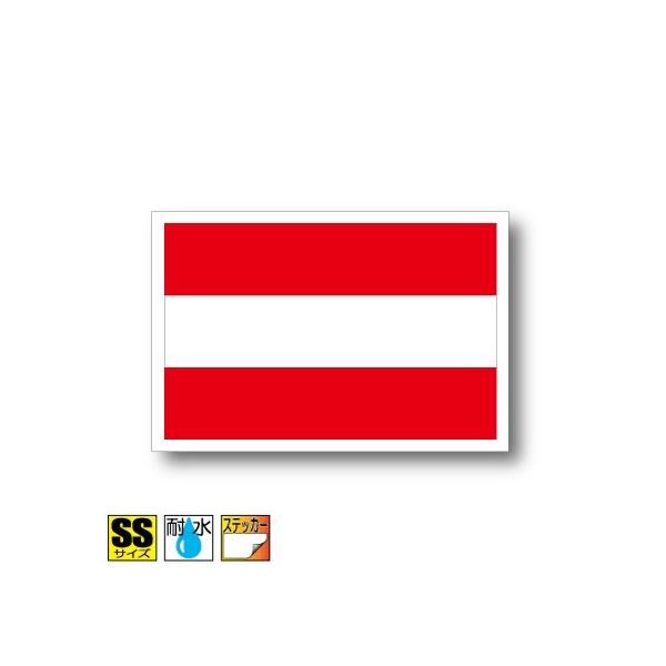 I[XgAXebJ[ EU Austria SSTCY 3.3×5cm@OόϐV[@X[cP[XԂȂǂ