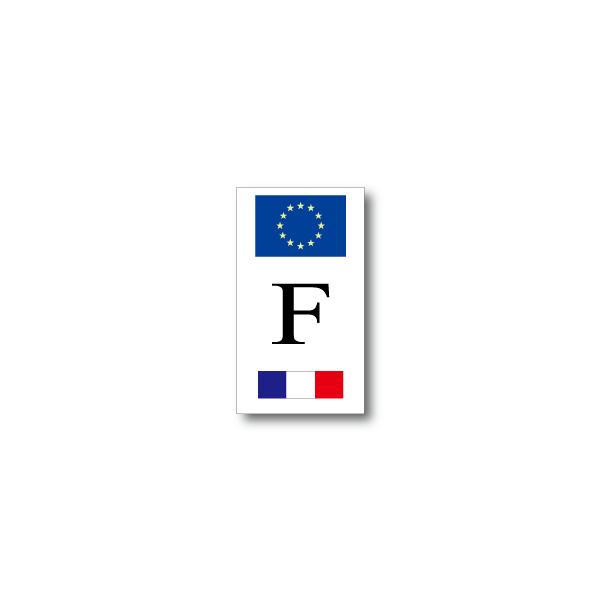 フランス国旗＋国識別記号マグネット フラッグデザインタイプ・縦 屋外耐候仕様 Mサイズ　車に 磁石 耐水 耐UV