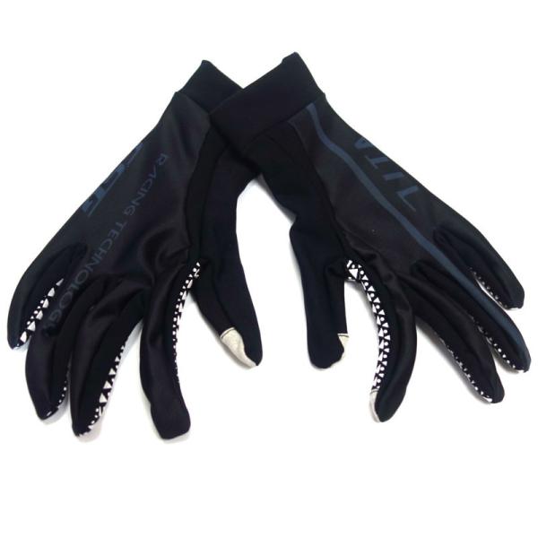 セブンイタリア Neo Retro Mid Gloves ブラック/グレー タッチパネル対応 :7IT-M-NRT-MG-BG:ワールドサイクル-ウェアハウス  通販 