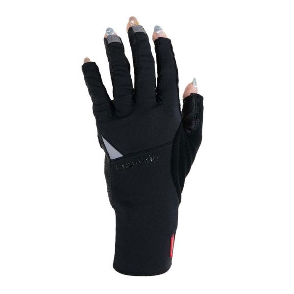 エルゴグリップ レディースグローブ ブラック/ブラック : ワールド