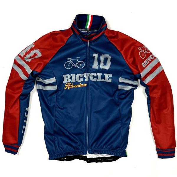 セブンイタリア Adventure Bicycle Jacket ネイビー/レッド