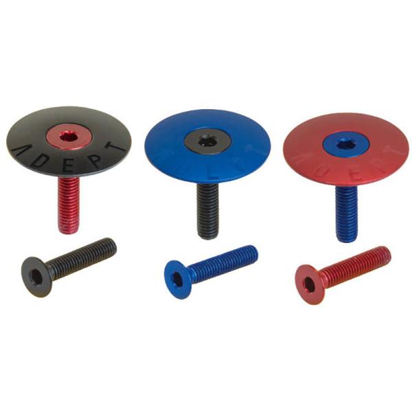 ※沖縄県への発送に送料無料は適用されません。購入金額に関わらず通常送料に別途加算されます。シンプルで美しい仕上げのオーバーサイズ用フラット トップキャップです。 カラーが異なる2本のボルトが付属しているので、手軽にカラーカスタムを楽しめます...