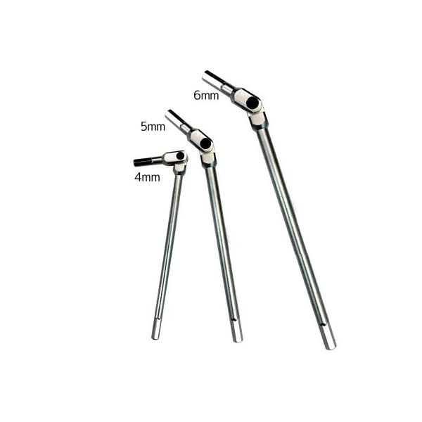 ボンダス ピボットヘッド六角レンチ三本組（4mm、5mm、6mm)