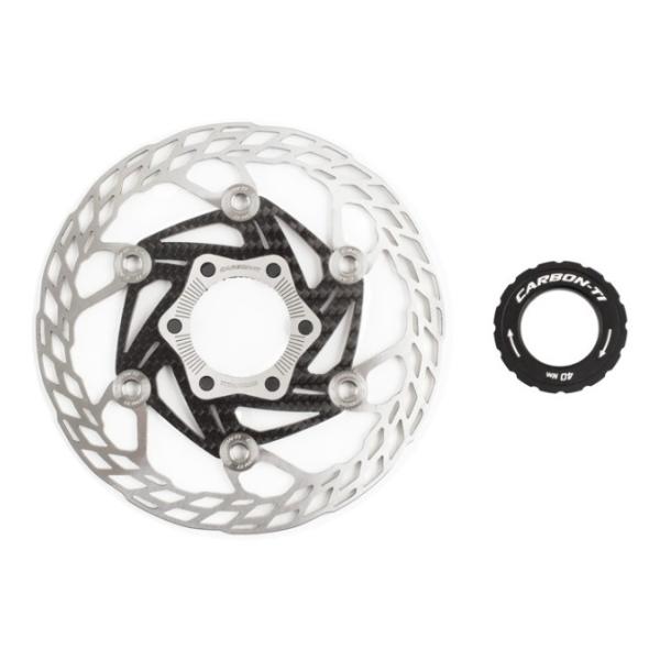 CarbonTi X-Rotor Steel/Carbon Center Lock