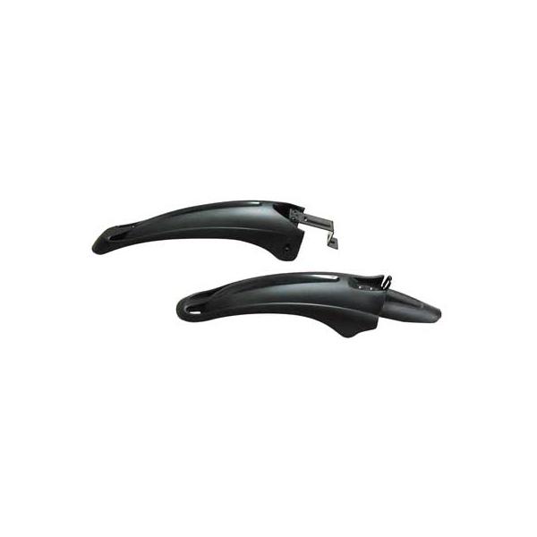 ※沖縄県への発送に送料無料は適用されません。購入金額に関わらず通常送料に別途加算されます。MTB用前後セット 気軽につけられるMTB用樹脂ショートフェンダー。 リジット用はブリッジ穴取付け式なのでほぼ全ての自転車に装着可能です。 ■カラー:...