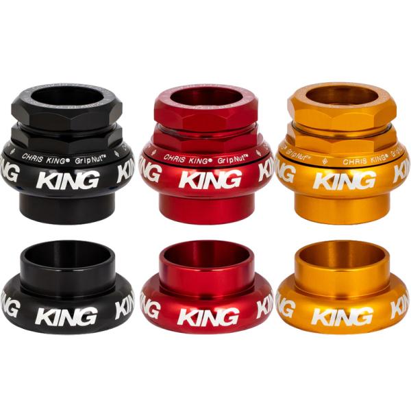 ★美品 CHRIS KING GRIP NUT 1インチ ヘッドパーツ NAVY 1img_7392_2.jpg