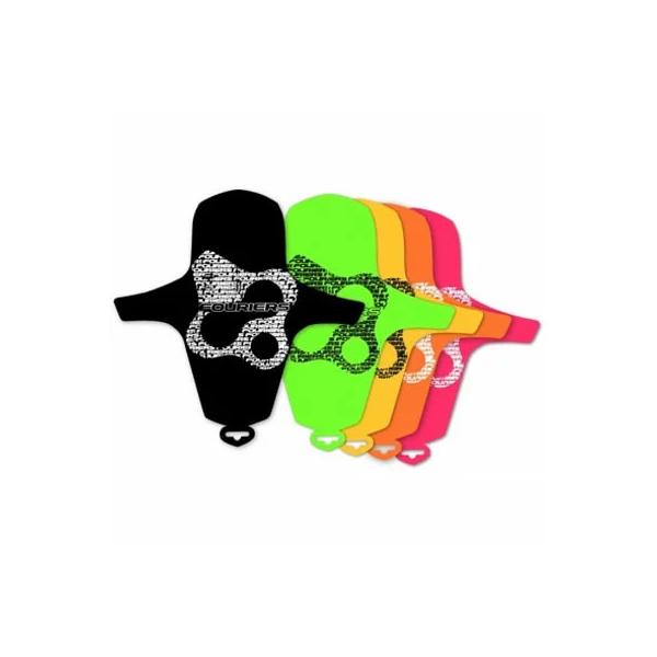 ※沖縄県への発送に送料無料は適用されません。購入金額に関わらず通常送料に別途加算されます。MTBフロントサスペンションフォーク用泥よけです。 特別にカットされたデザインで、効率的に泥が飛び散るのを防ぐ。  PP(ポリプロピレン)素材  厚さ...