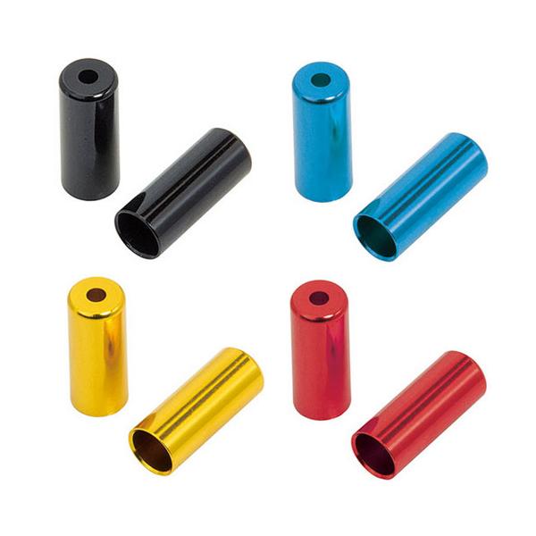 ※沖縄県への発送に送料無料は適用されません。購入金額に関わらず通常送料に別途加算されます。カラーコーディネートを楽しめる、アルミ合金製アウターキャップ10個セット。アルミ合金 、φ5mmアウターケーブル用※商品のカラーはディスプレイの種類等...