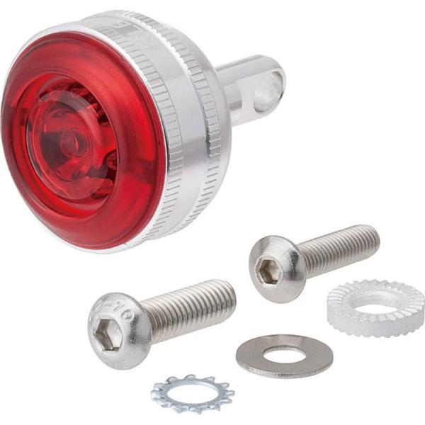 クラシカルデザインのテールライト ON/OFF/モード切替のスイッチは、赤い発光部分をポチっと押してください。 クラシカルかつ、コンパクトなデザイン。 質感の高いスチールを採用。 汎用性の高いUSB Type-C充電式。（2023年5月アッ...