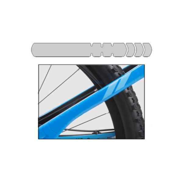 沖縄県への発送に送料無料は適用されません。購入金額に関わらず通常送料に別途加算されます。  UVレジスタンスポリウレタン製クリアカラーのフレームプロテクターキット。 大パッチ×2枚・小パッチ×1枚、222×32mm 小フレームプロテクター×...